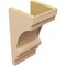 Ekena Millwork 8"W x 8"D x 16"H Wide Diane Rough Cedar Woodgrain TimberThane Corbel, Primed Tan CORUR08X08X16DIARCPR - alternate 5